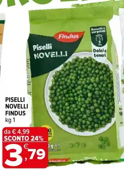Iperal Piselli novelli FINDUS offerta
