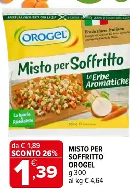 Iperal Misto per soffritto OROGEL offerta