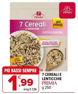 Iperal 7 cereali e lenticchie PRIMIA offerta