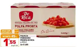 Iperal Polpa di pomodoro pronta DE RICA offerta