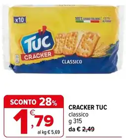 Iperal Cracker TUC classico offerta