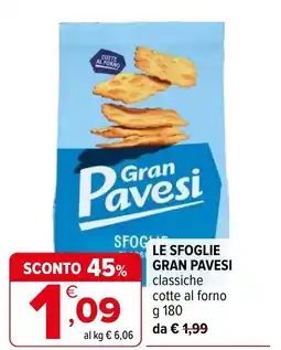 Iperal Le sfoglie GRAN PAVESI offerta