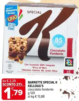 Iperal Barrette special K KELLOGG'S offerta