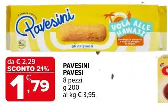 Iperal Pavesini PAVESI offerta