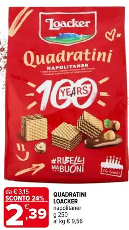 Iperal Quadratini LOACKER offerta