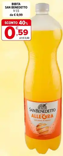 Iperal Bibita SAN BENEDETTO offerta