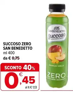 Iperal Succoso zero SAN BENEDETTO offerta