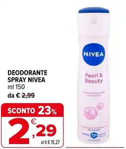 Iperal Deodorante spray NIVEA offerta