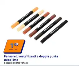 Action Pennarelli metallizzati a doppia punta Déco Time offerta
