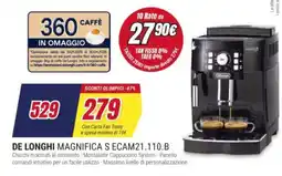 Trony DE LONGHI MAGNIFICA S ECAM21.110.B offerta