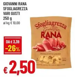 Famila Giovanni rana sfogliagrezza offerta