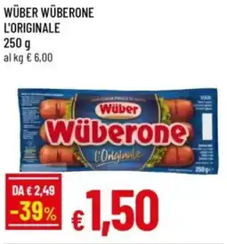 Famila Wüber wüberone l'originale offerta