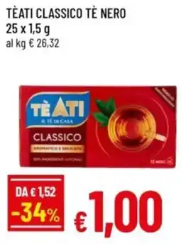 Famila Tèati classico tè nero offerta