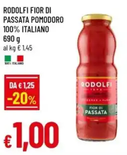 Famila Rodolfi fior di passata pomodoro 100% italiano offerta