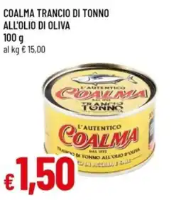 Famila Coalma trancio di tonno all'olio di oliva offerta