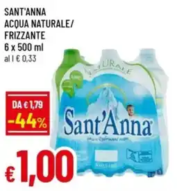 Famila Sant'anna acqua naturale/ frizzante offerta