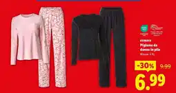 Lidl esmara Pigiama da donna in pile offerta