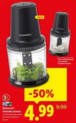 Lidl SILVERCREST Tritatutto elettrico offerta