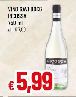 Famila VINO GAVI DOCG RICOSSA offerta