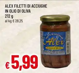 Famila ALEX FILETTI DI ACCIUGHE IN OLIO DI OLIVA offerta