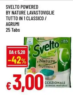Famila Svelto Powered by Nature Lavastoviglie Tutto in 1 Classico / Agrumi offerta