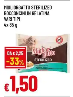 Famila Migliorgatto Sterilized Bocconcini in Gelatina Vari Tipi offerta