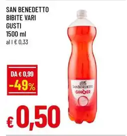 Famila SAN BENEDETTO BIBITE VARI GUSTI offerta