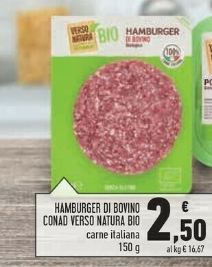 Conad Superstore Hamburger offerta
