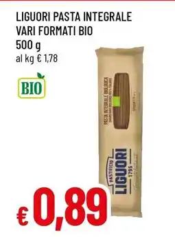 Famila Liguori Pasta Integrale Vari Formati Bio offerta