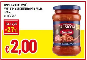 Famila BARILLA SUGO RAGÙ offerta