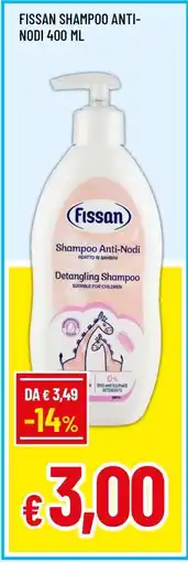 Famila Fissan Shampoo Anti-Nodi 400 ml offerta