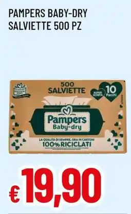 Famila PAMPERS BABY-DRY SALVIETTE 500 PZ offerta