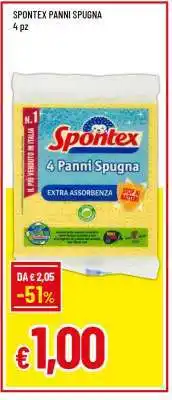 Famila Spontex Panni Spugna offerta