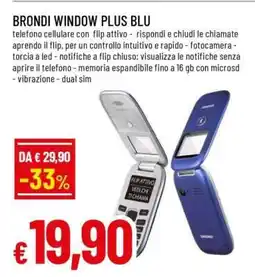 Famila BRONDI WINDOW PLUS BLU offerta