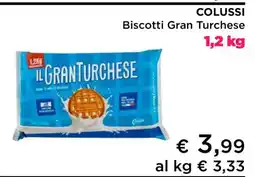 Coop COLUSSI BISCOTTI GRAN TURCHESE offerta