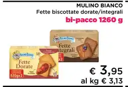 Coop MULINO BIANCO Fette biscottate Dorate/Integrali offerta