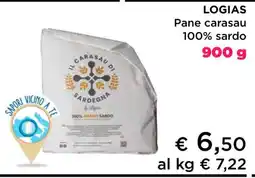 Coop LOGIAS Pane carasau offerta