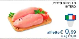 Coop Petto Di Pollo Intero offerta