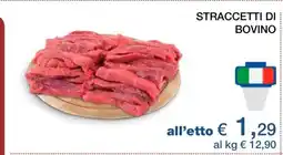 Coop STRACCETTI DI BOVINO offerta