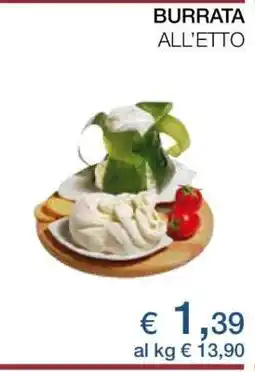 Coop BURRATA ALL'ETTO offerta