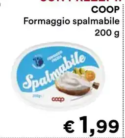 Coop COOP Formaggio spalmabile offerta