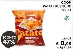 Coop COOP PATATE RUSTICHE offerta