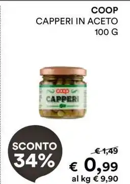 Coop COOP CAPPERI IN ACETO offerta
