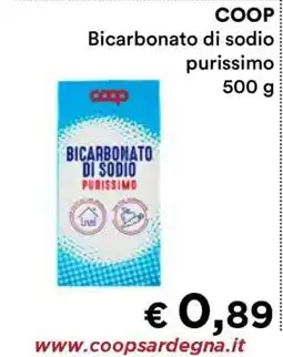 Coop COOP Bicarbonato di sodio purissimo offerta