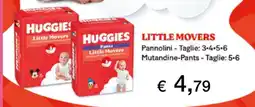 Coop Huggies Little Movers offerta