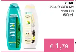 Coop Vidal Bagnoschiuma offerta