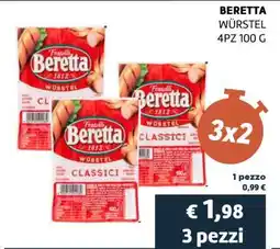 Coop BERETTA WÜRSTEL offerta