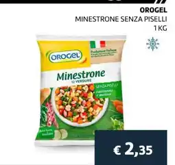 Coop OROGEL MINESTRONE SENZA PISELLI offerta