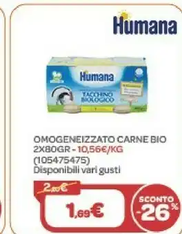 Bimbo Store Omogeneizzato carne bio 2x80 gr offerta