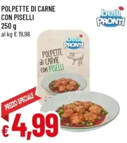 Famila Polpette di carne con piselli offerta